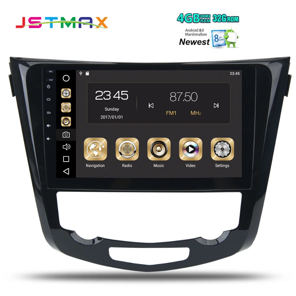 10 2 &quotAndroid 8 0 автомобиля gps радио плеер для Nissan X Trail 2014 2015 2016 2017 с Octa Core 4 Гб + 32 ГБ