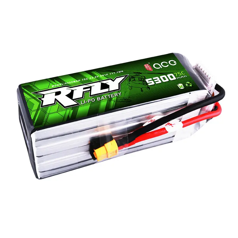 Литий-ионный аккумулятор Gens ace RFly 5300 мАч 6S 22 2 в 75C Max 150C с разъемом Dean T для Traxxas лодки