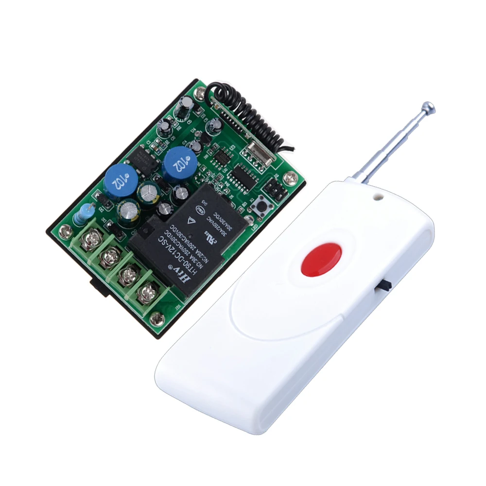 Беспроводной Радиочастотный выключатель света 220 В переменного тока 1 канал 30 А