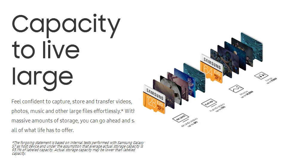 Карта памяти samsung EVO, 256 ГБ, 128 ГБ, 64 ГБ, Micro SD, класс 10, 4 K, Ultra HD, MicroSD карта C10, UHS-I, транс-флэш для samsung Galaxy S8, S7