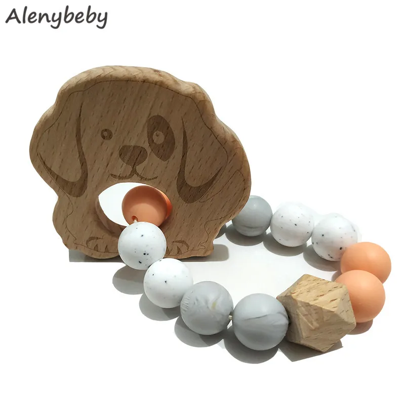 Силиконовые бусины для прорезывания зубов без бисфенола