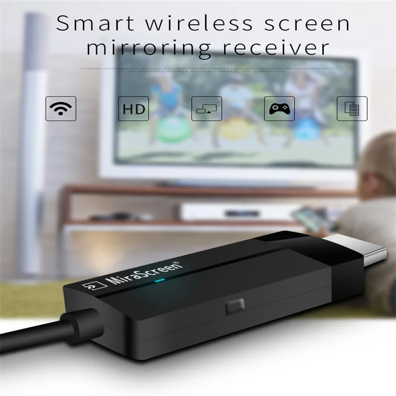 Беспроводной адаптер дисплея для Microsoft HDMI видео HD TV Stick Dongle приемник медиастример
