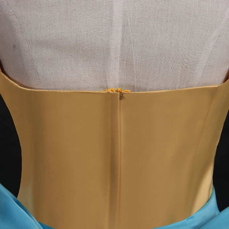 Принцесса Анастазия Косплей желтый костюм с аксессуаром для волос 11 |