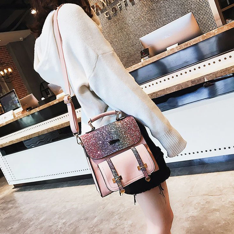 2018 Южно Корейский Новый Модный повседневный студенческий рюкзак Простая версия