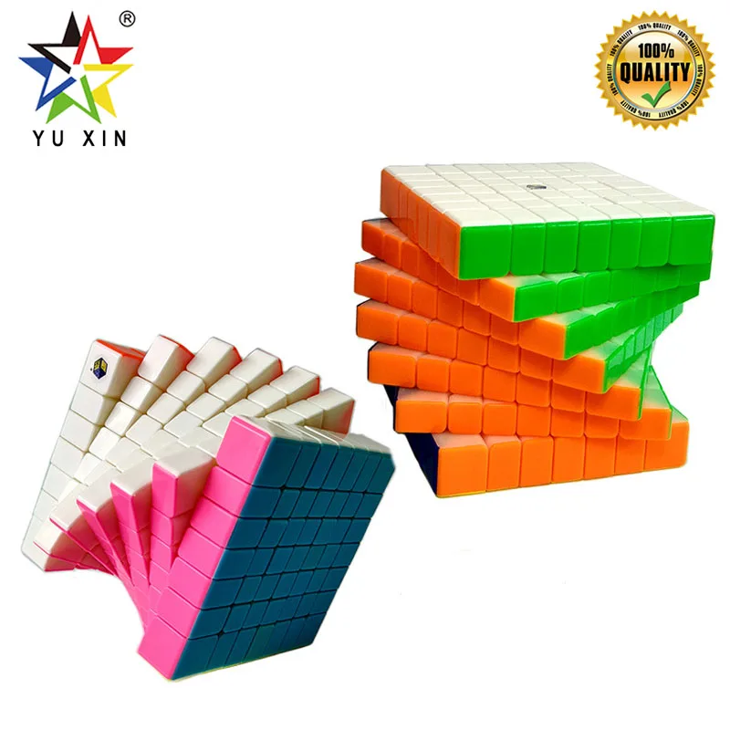 2019 YUXIN Профессиональный Скорость Cube 7x7x7 конкуренции магический куб головоломка
