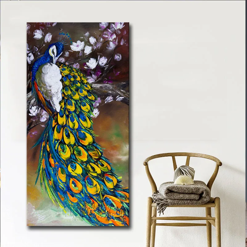 Толстая текстурированная пластина нож окрашенный Современный домашний декор