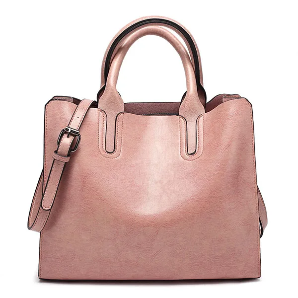 pink tote bag Valenkuci, кожаные сумки, большая женская сумка, высокое качество, повседневные женские сумки, сумка-тоут, известный бренд, сумка на плечо, женская сумка - Цвет: pink tote bag