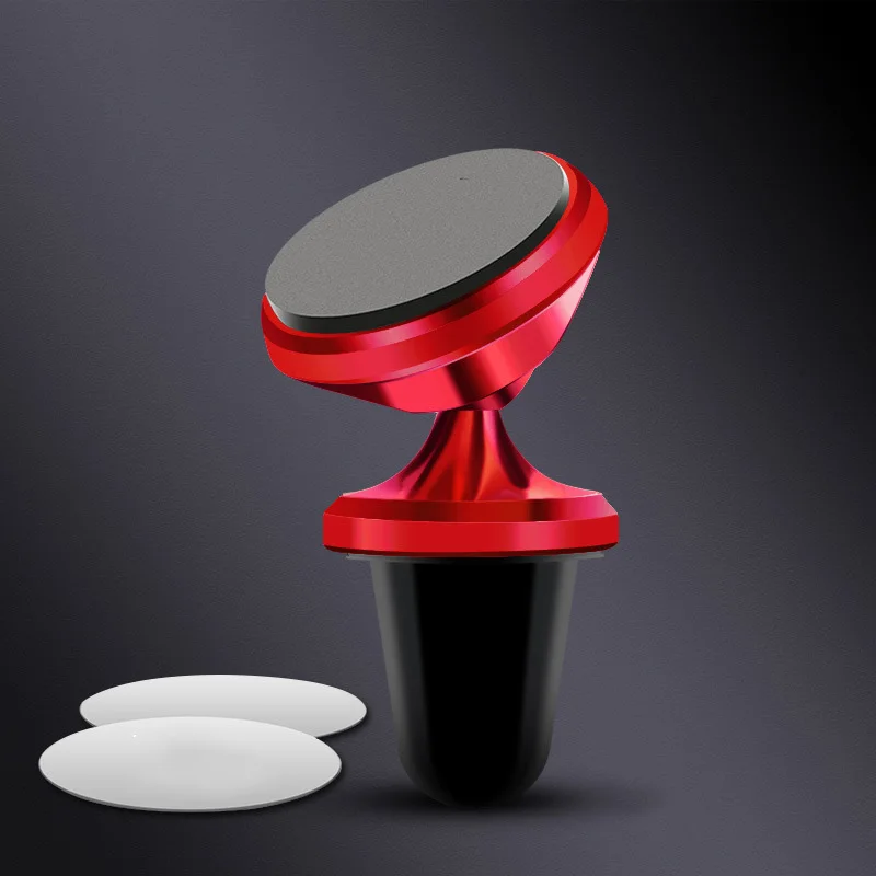Red Leeioo Магнитная автомобильный держатель телефона для iPhone X samsung S9 магнит Автомобильный держатель для телефона в автомобиль мобильный телефон подставка держатель - Цвет: Red