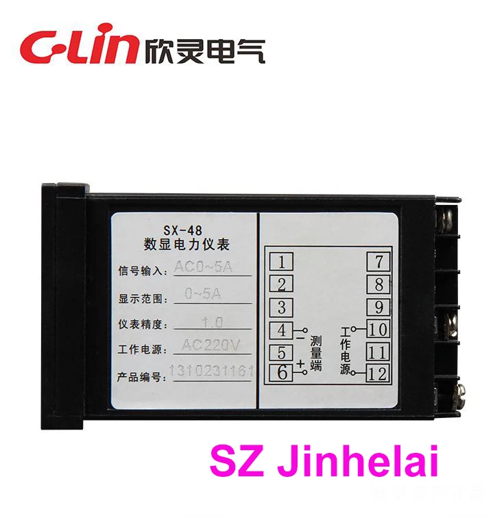 C Lin SX 48 Новый цифровой дисплей вольтметр|Детали и аксессуары для приборов| |