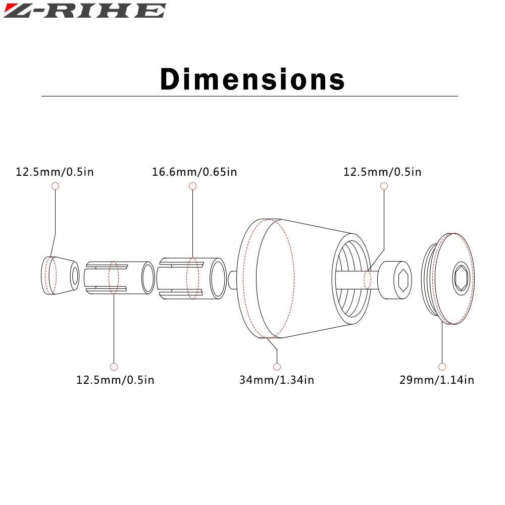 Аксессуары для мотоциклов 7/8 &quot22 мм рукоятка руля Торцевая Крышка Honda CBR600RR CBR 600 RR
