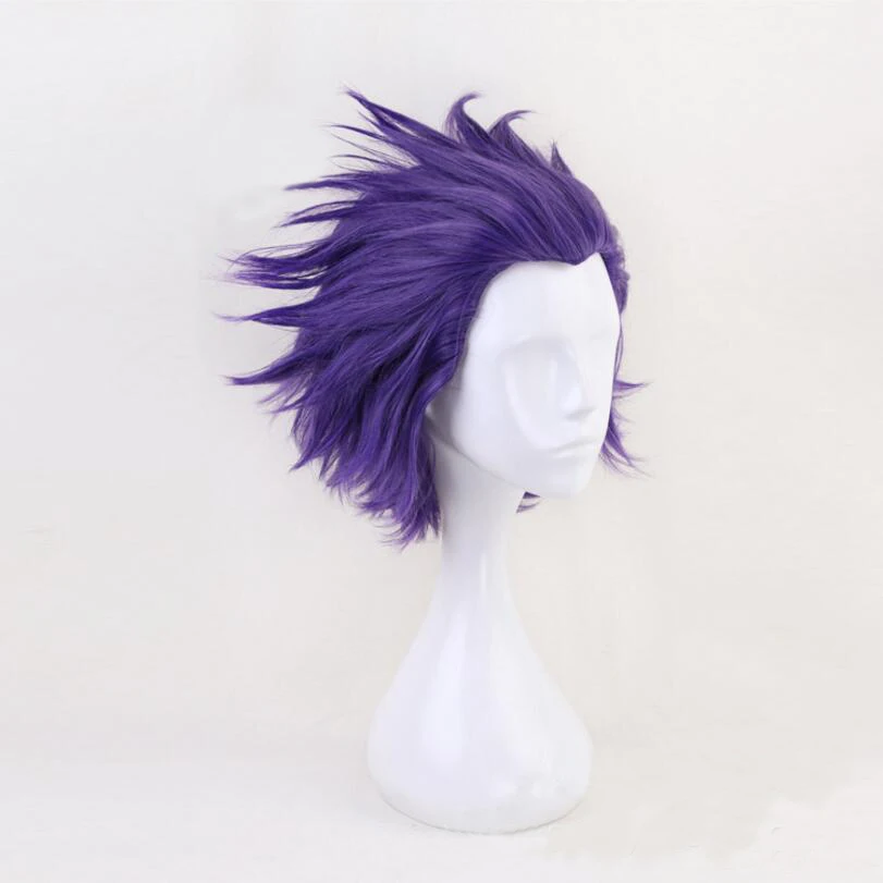 30 см My Hero Academy Baku no academic Shinsou Hitoshi фиолетовый Пушистый Короткий многослойный