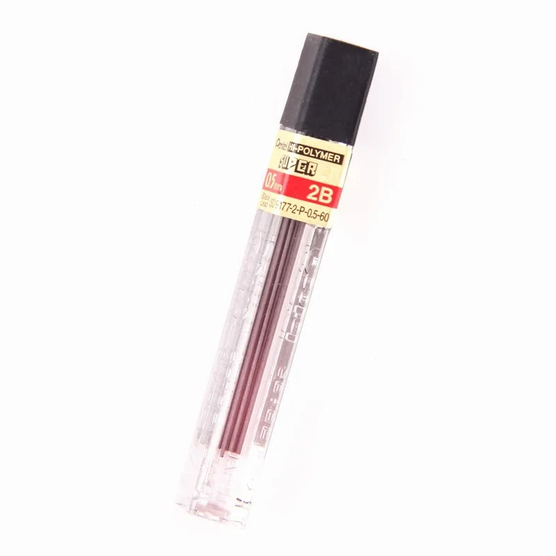 Pentel C505 супер Hi-Polymer механический карандаш свинцовый стержень 0,5 мм 2H HB B 2B