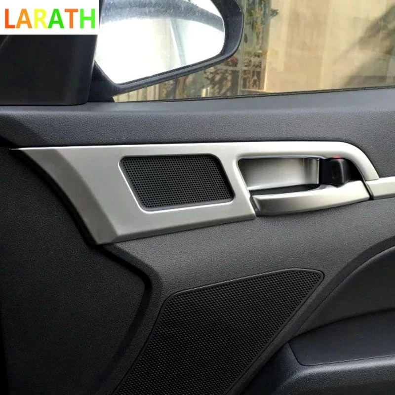 Для Hyundai Elantra 2016 / Avante 2015 ABS хром 4 шт. внутренняя дверная ручка крышка чаши отделка