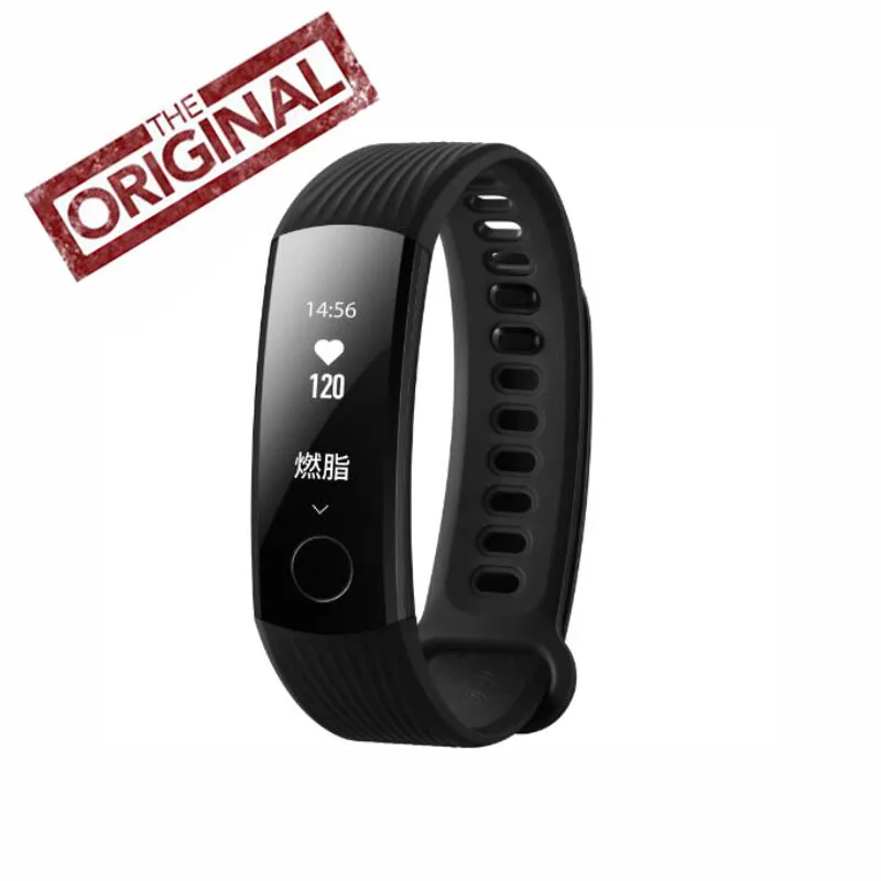Смарт-браслет Honor Band 3 монитор сердечного ритма Push Message фитнес-трекер 0,9" OLED экран сенсорный экран браслет