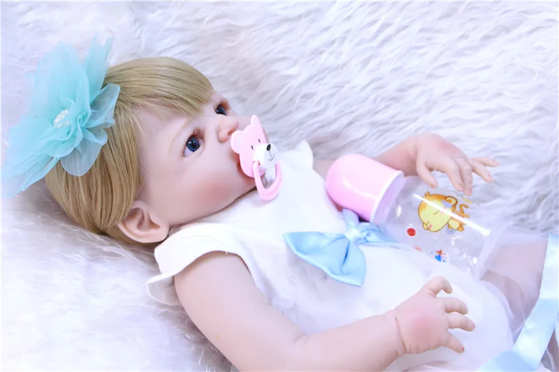 Кукла реборн силиконовая полноразмерная 55 см | Игрушки и хобби