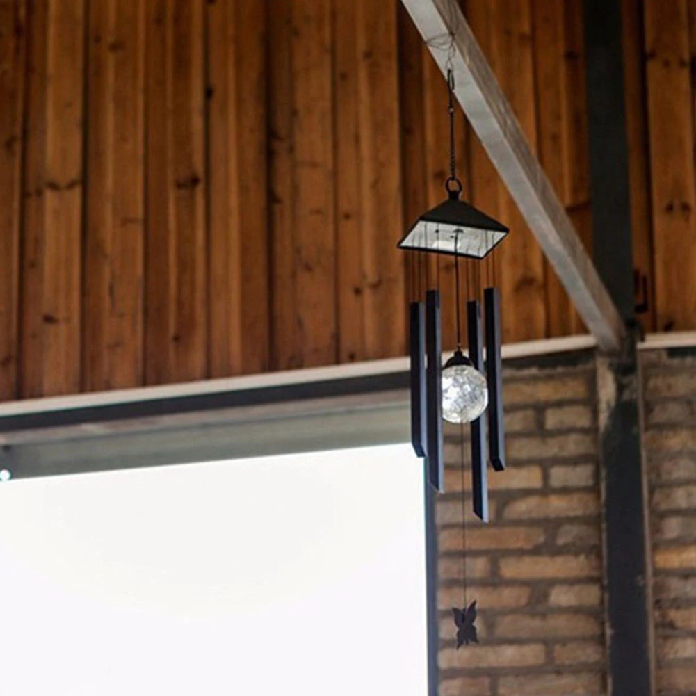 Chandelier Color Changing Yard Outdoor Decoration Solar Powered Light Park Garden Wind Chimes Led | Дом и сад