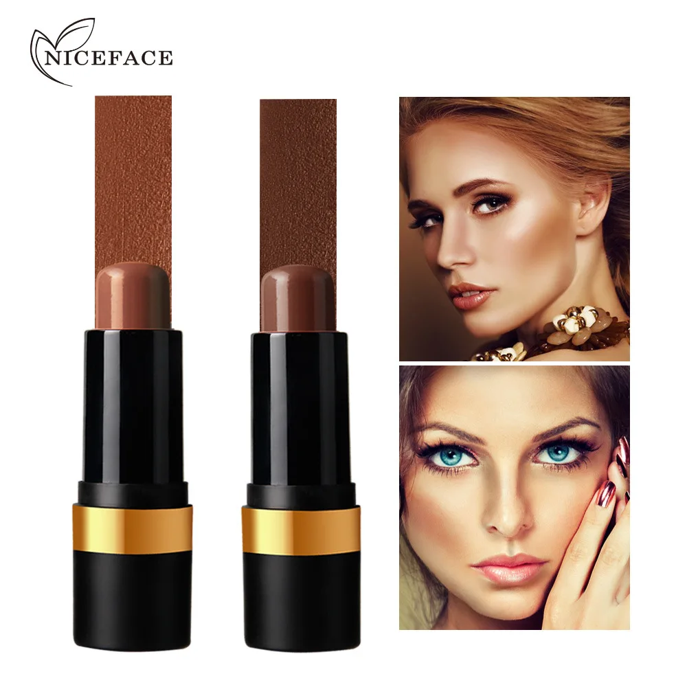 NICEFACE Professional Bronzer макияж водостойкая контурная бронзовая палка кремовая основа