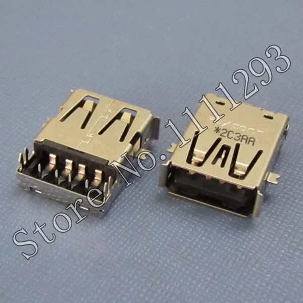 Разъем USB 10 шт./лот 2 0 для Asus K43SV P43SJ N55SF и т. Д. порт 0|connector asus|connector usbconnector socket |