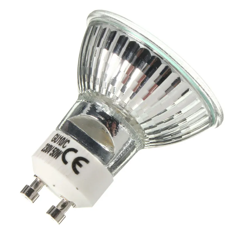 1 шт галогенная лампа GU10 AC 220-240V 20W 35W 50W Теплая белая лампа 2800K высокая эффективность Домашнее освещение галогенные лампы