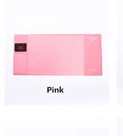 Pink Креативный ПВХ Водонепроницаемый Многофункциональный стол органайзер Чехол Компьютерная клавиатура Коврик для мыши набор школьные офисные канцелярские принадлежности - Цвет: Pink
