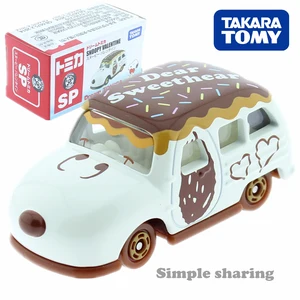 Игрушки для детей Dream Tomica Snoopy, Такара Томи, литой металлический популярный автомобиль, игрушки для детей, подарок