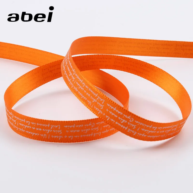 Атласная лента для торта 10 мм ярдов с английской буквой Подарочная коробка