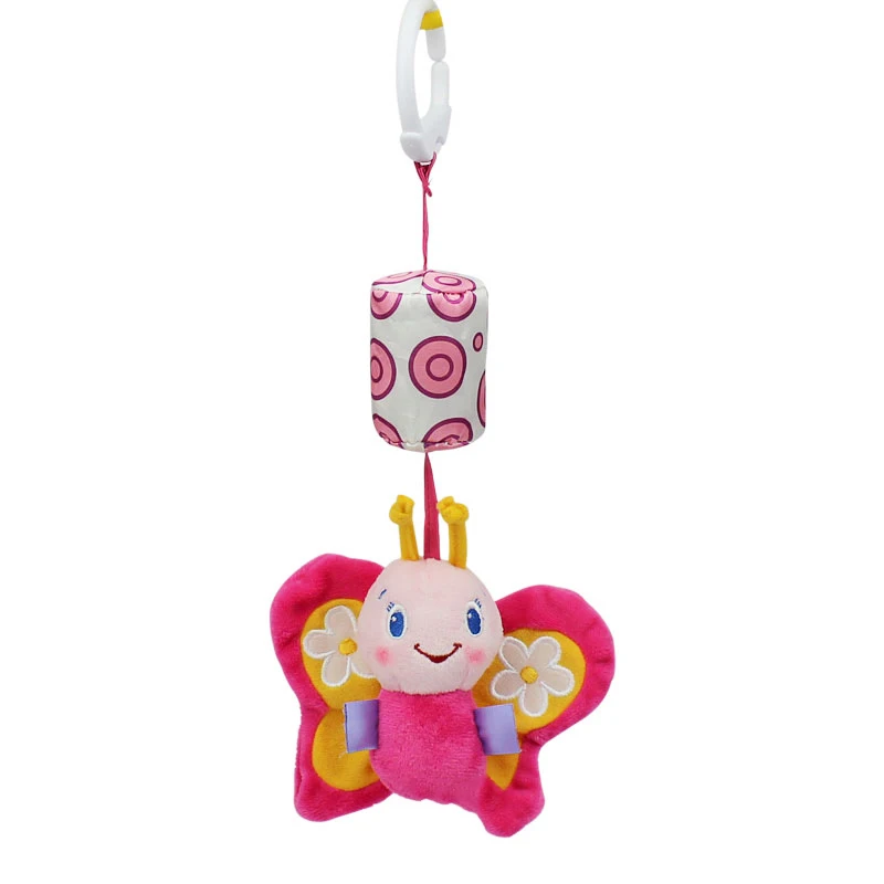 Kawaii колокольчик детские погремушки игрушки кровать кроватка коляска Детские куклы бабочка Сова Божья коровка детские игрушки для детей Подарки BD020