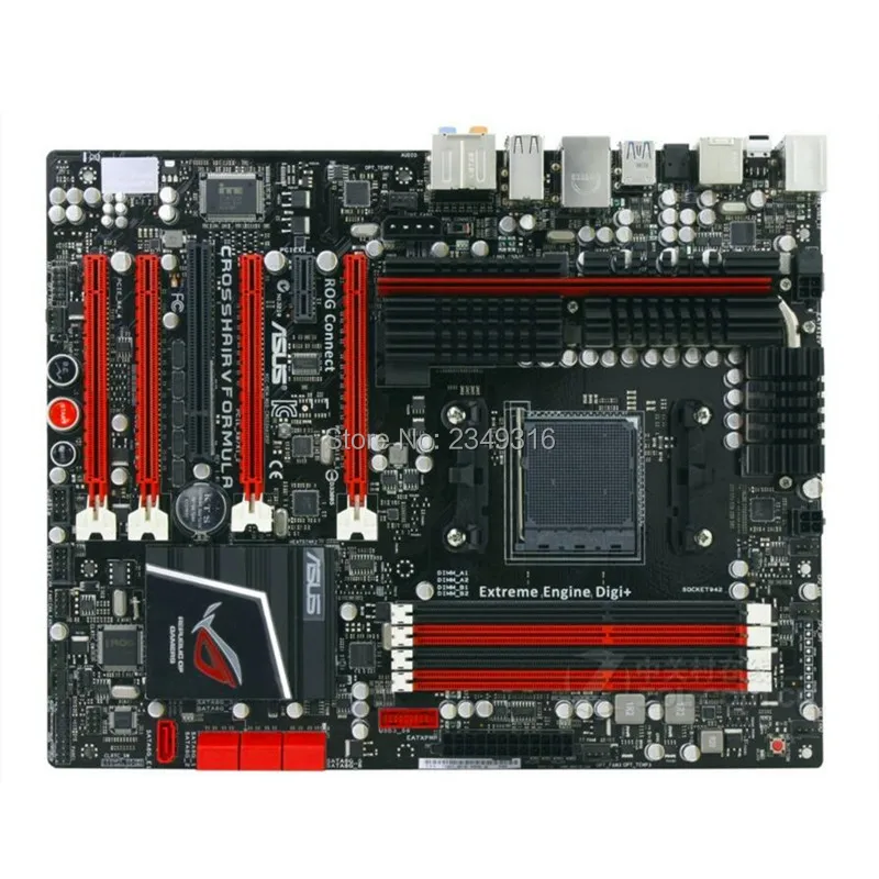 Для Asus Crosshair V Formula настольная материнская плата 990FX Socket AM3 AM3+ DDR3 оригинальная б/у материнская плата