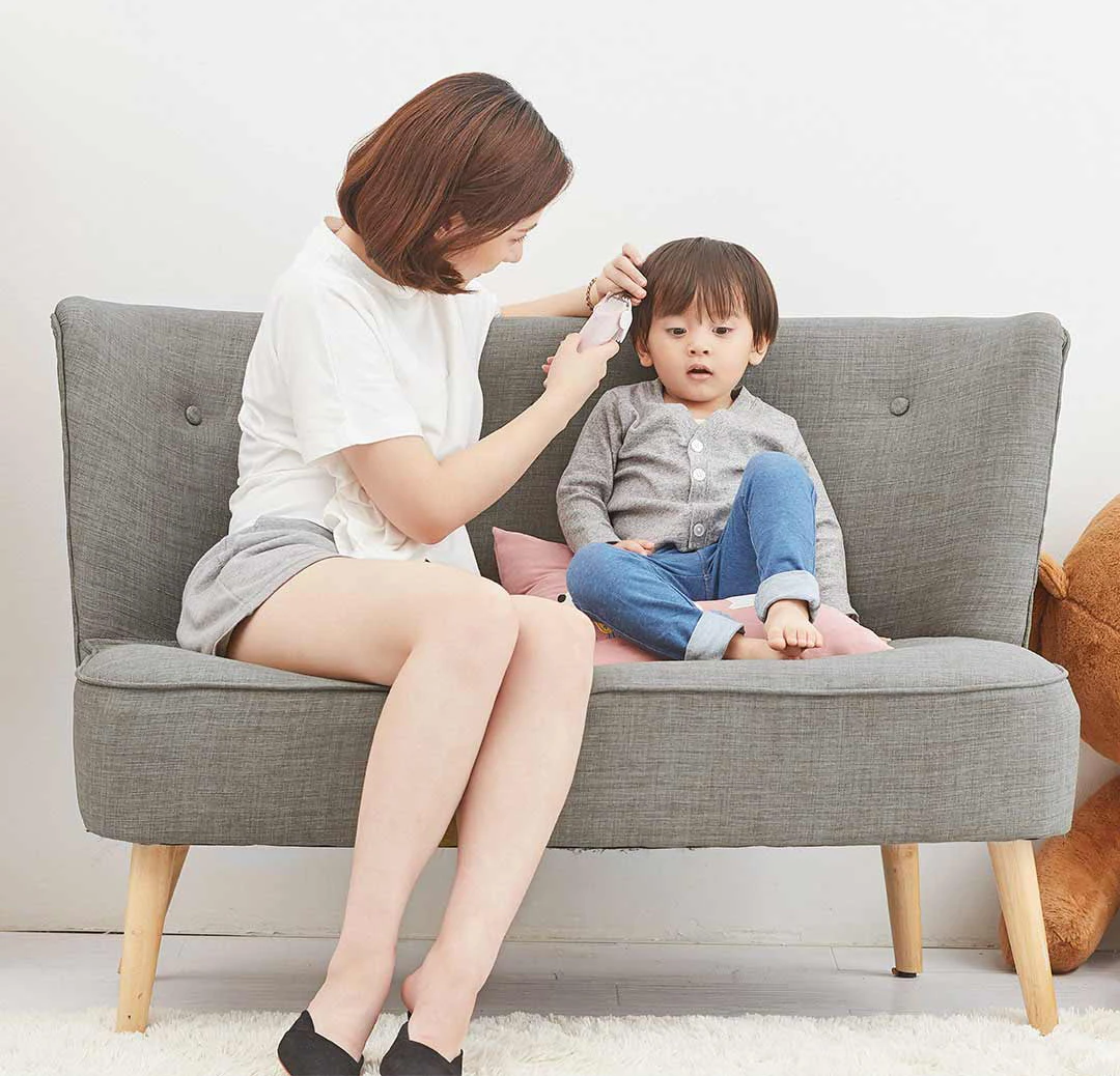 Xiaomi Youpin baby mute hair clipper Silent motor R angle cutter head IPX 7 waterproof suitable for 0-12 years old 2 colors | Электроника