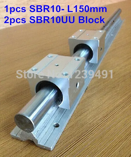 

1pc SBR10 L150mm linear guide + 2pcs SBR10 linear bearing block cnc router