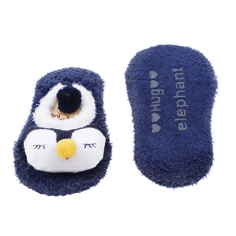 Мягкие нескользящие носки для пола мальчиков и девочек 0 3 T зимние весенние