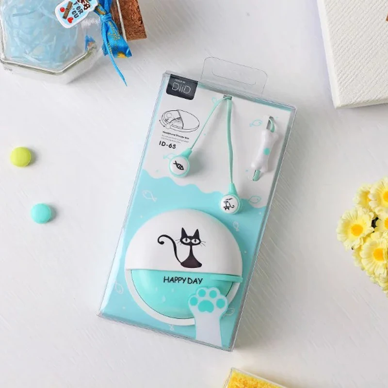 ID65 чехол для наушников с милыми мультяшками мини наушники в ухо Шумоизолирующий