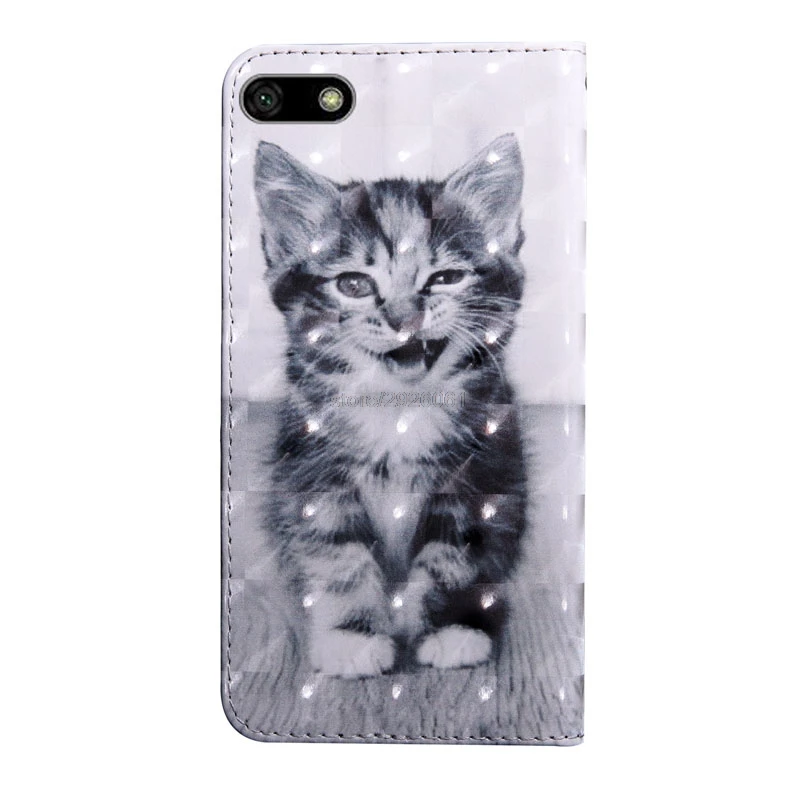 Флип Coque для huawei Y5 Prime 2018 чехол DRA LX2 кожаный бумажник обратно на телефон Обложка