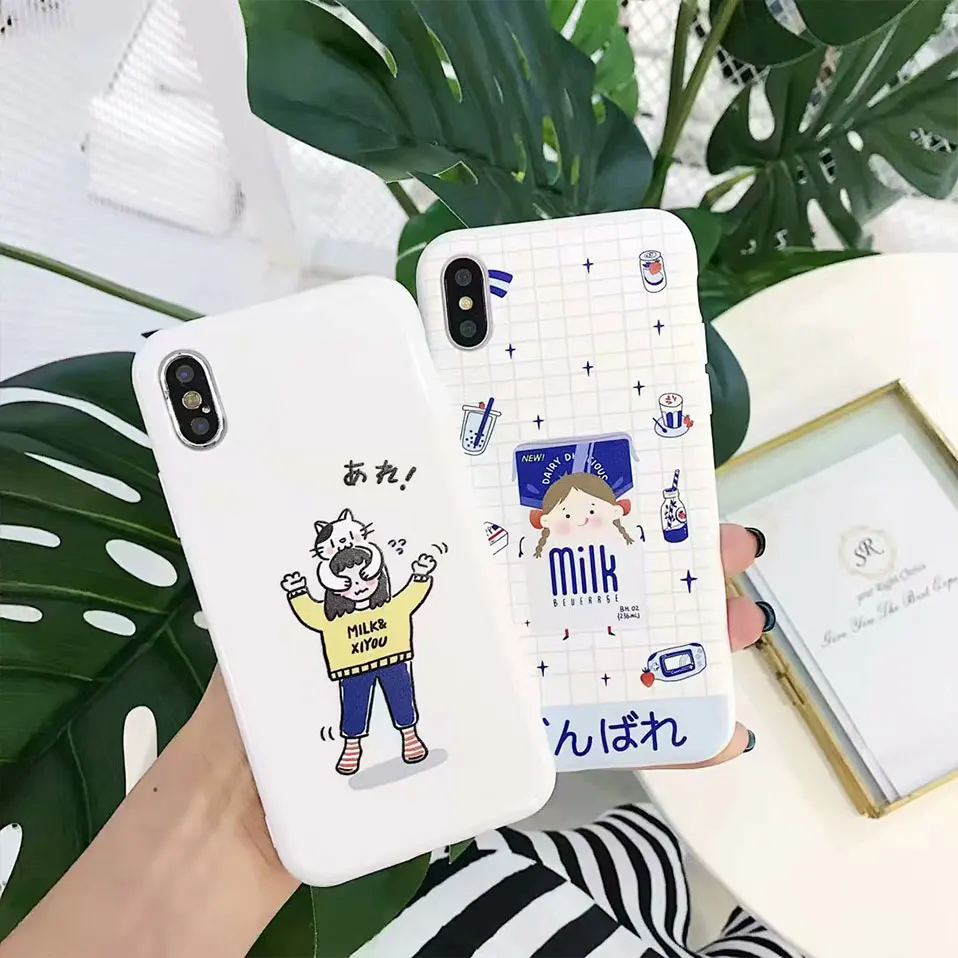 Funda For iPhone X 6s 7 Phone Case Silicone Soft TPU Cover Cases 6 Plus Protective Shells 8 Coque Housing |