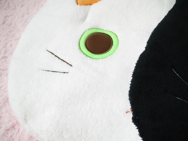 Kawaii животные Черный/Белый Кот игровой коврик мультяшный дверной впитывающие