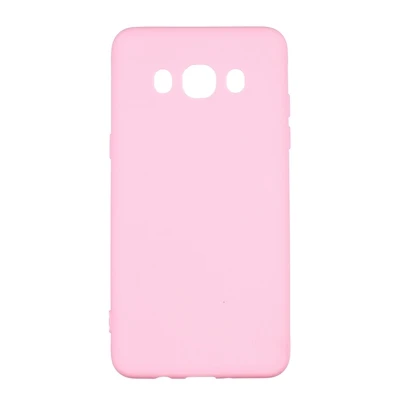 Для Etui samsung Galaxy J3 J5 J7 чехол J310 J510 J710 Карамельный Цвет Мягкая термополиуретановая накладка на заднюю панель Fundas для samsung J3 6 J5 6 J7 6 Чехол - Цвет: Dark Pink