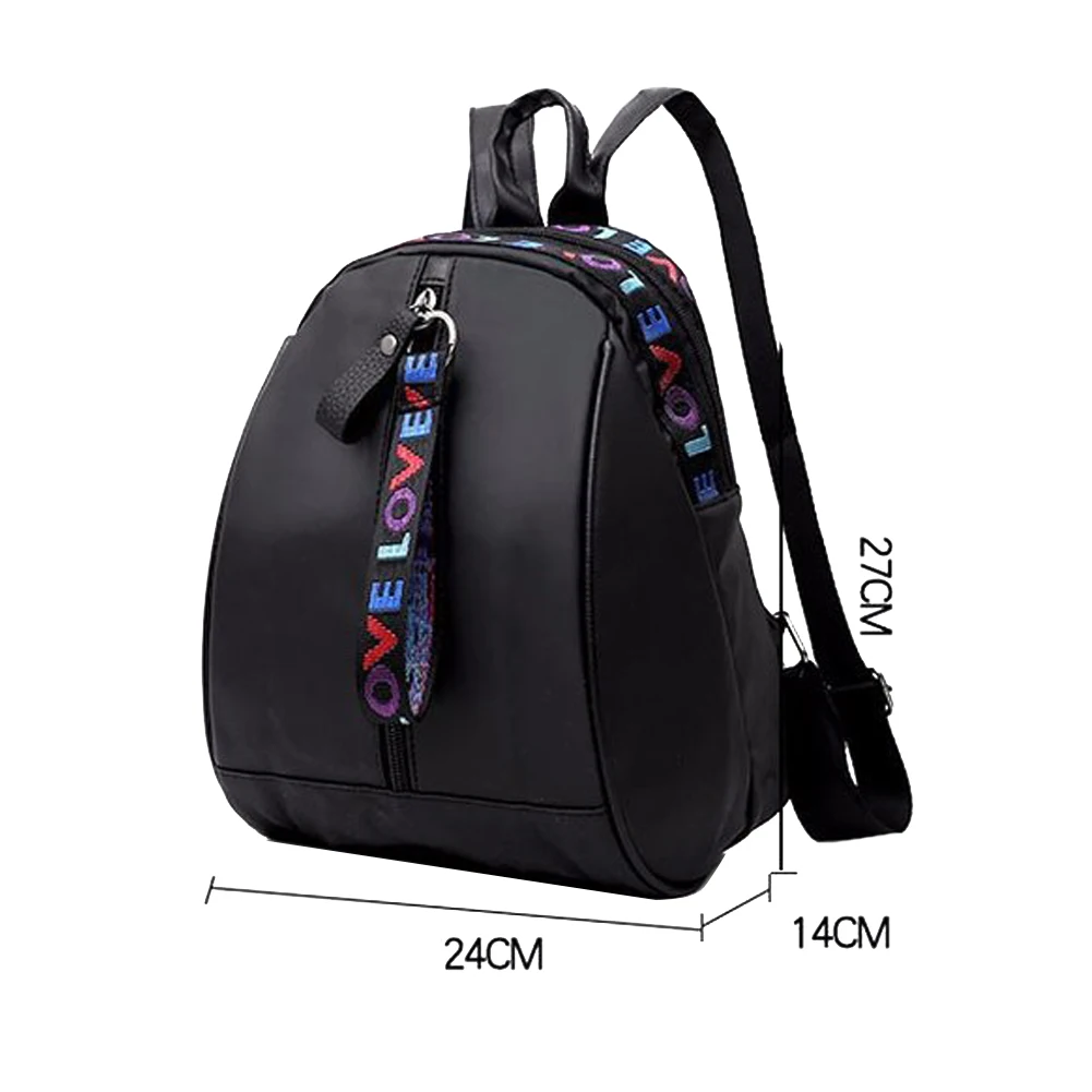 Модный водонепроницаемый рюкзак для женщин с вышивкой буквами большой емкости