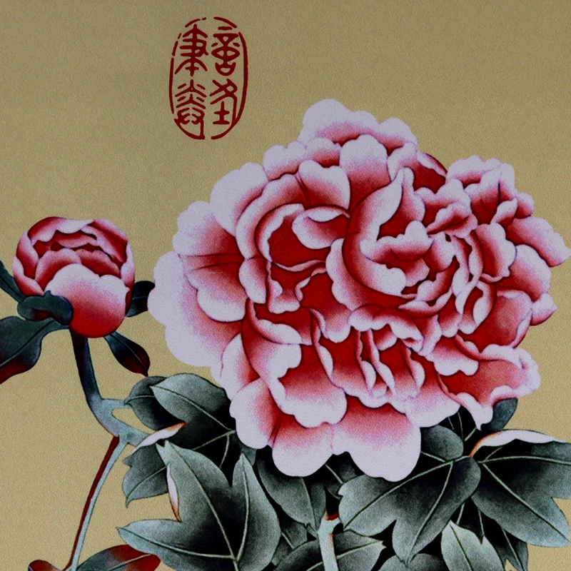 Tangfoo настенная живопись в винтажном стиле красивая шелковая прокрутка картина