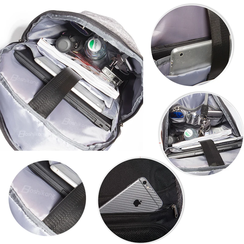 Мужской водонепроницаемый рюкзак для ноутбука с USB зарядкой|Мужские рюкзаки| |