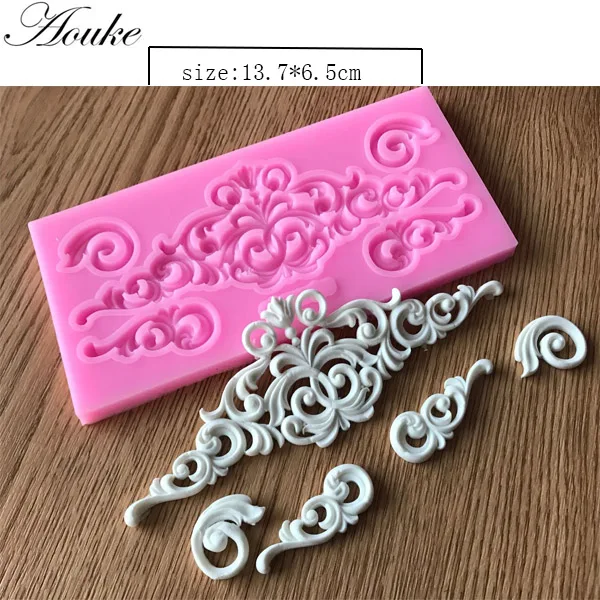 1 шт. красивая форма для торта круглая силиконовая Fondant посуда выпечки сделай сам |