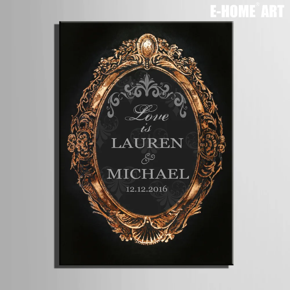 Гость подпись DIY подарок для свадебной вечеринки холст доска подписи Холст