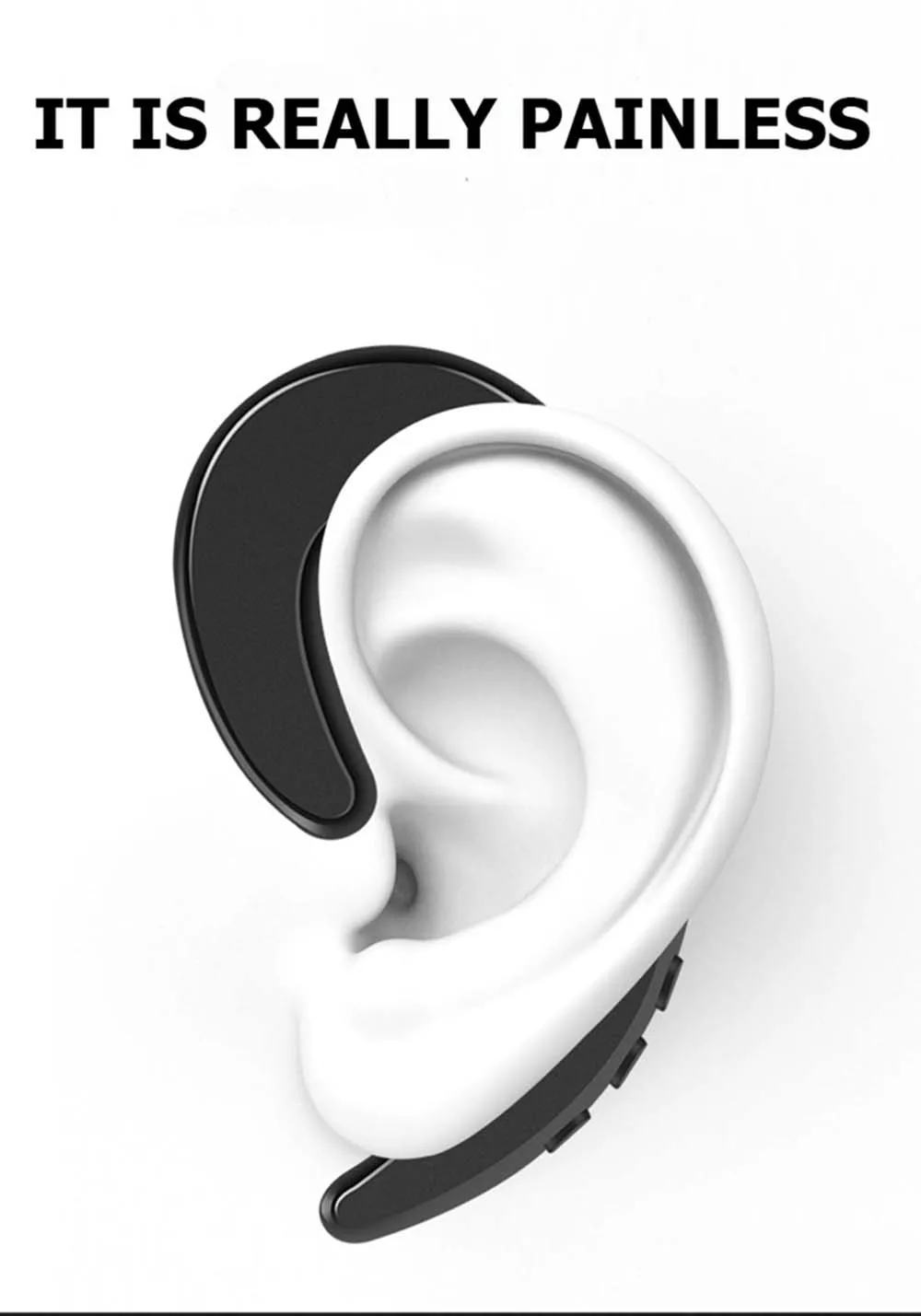 YuBeter Bluetooth наушники бизнес беспроводные наушники ушные крючки безболезненная гарнитура устойчивое от пота для смартфона автомобиля громкой связи