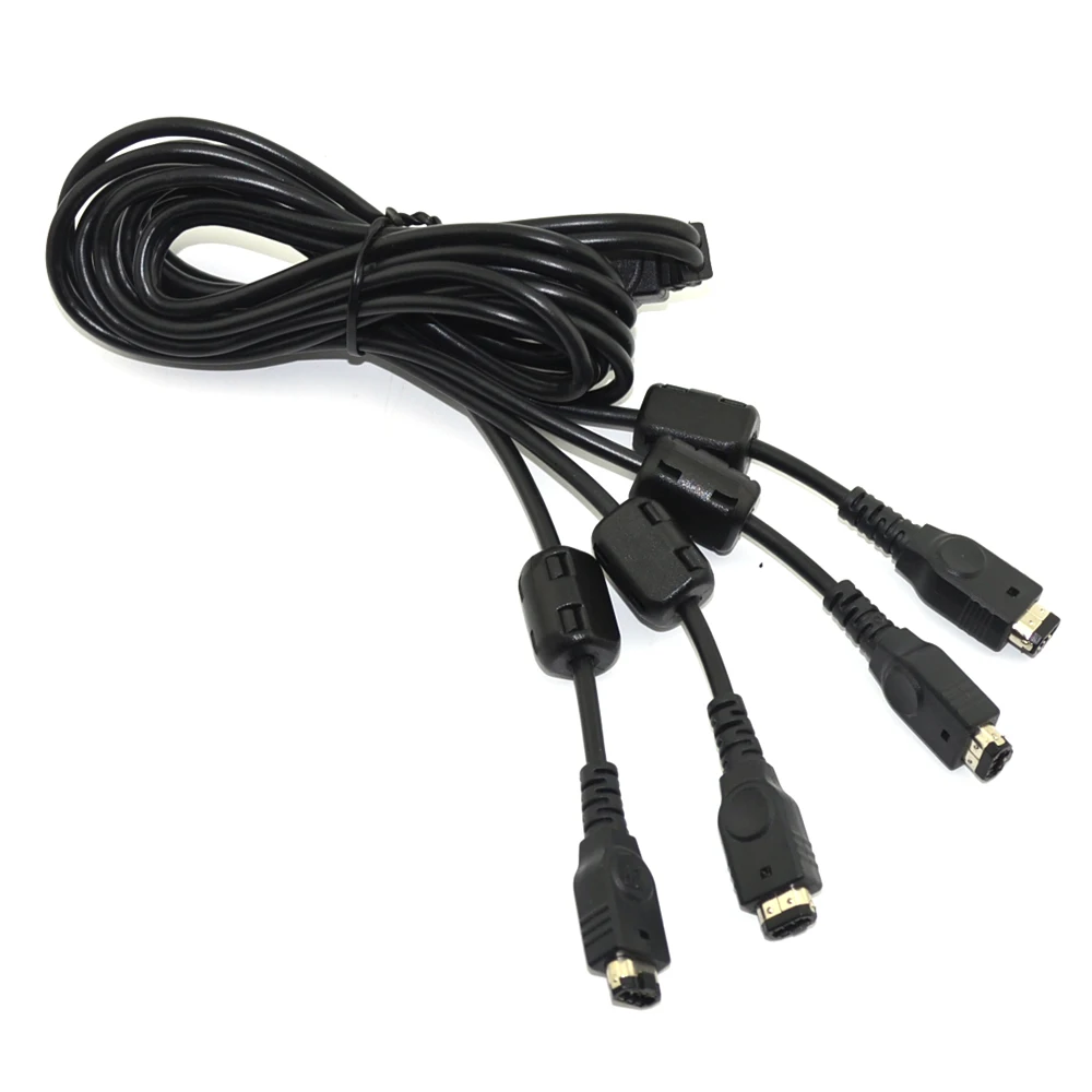 100 шт./лот Cinpel 4 х проигрыватель кабель для Nintendo Gameboy Advanced SP GBA SP|cable for|cable 4gameboy advance link