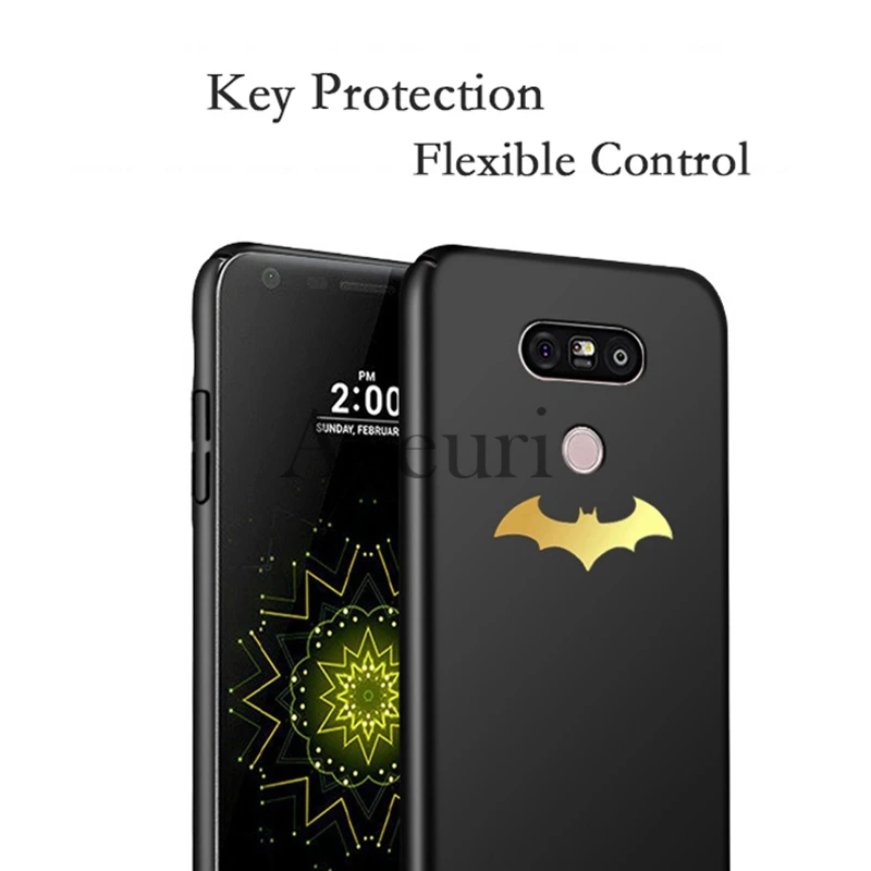 Роскошный чехол для телефона с Бэтменом LG G3 G4 G5 G6 жесткий матовый тонкий защитный