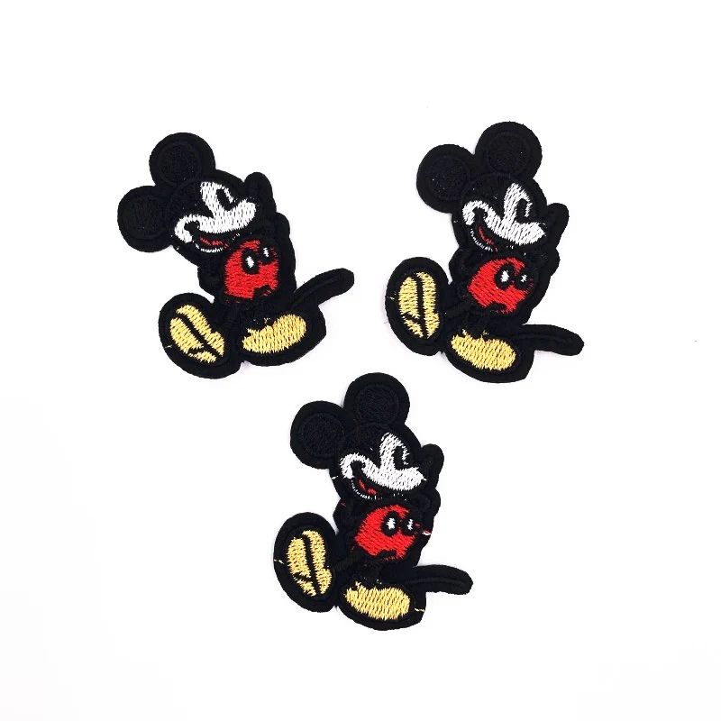 10 шт. вышитый мышкой патч для одежды утюжок на шитье аппликация Ткань DIY украшения
