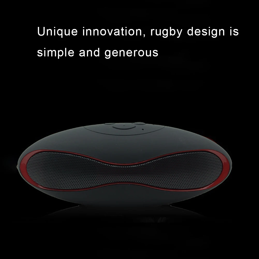 Mini Rugby X6 Wireless Bluetooth Card Speaker Outdoor Sport Heavy Bass Stereo Audio Phone Supports TF | Электроника