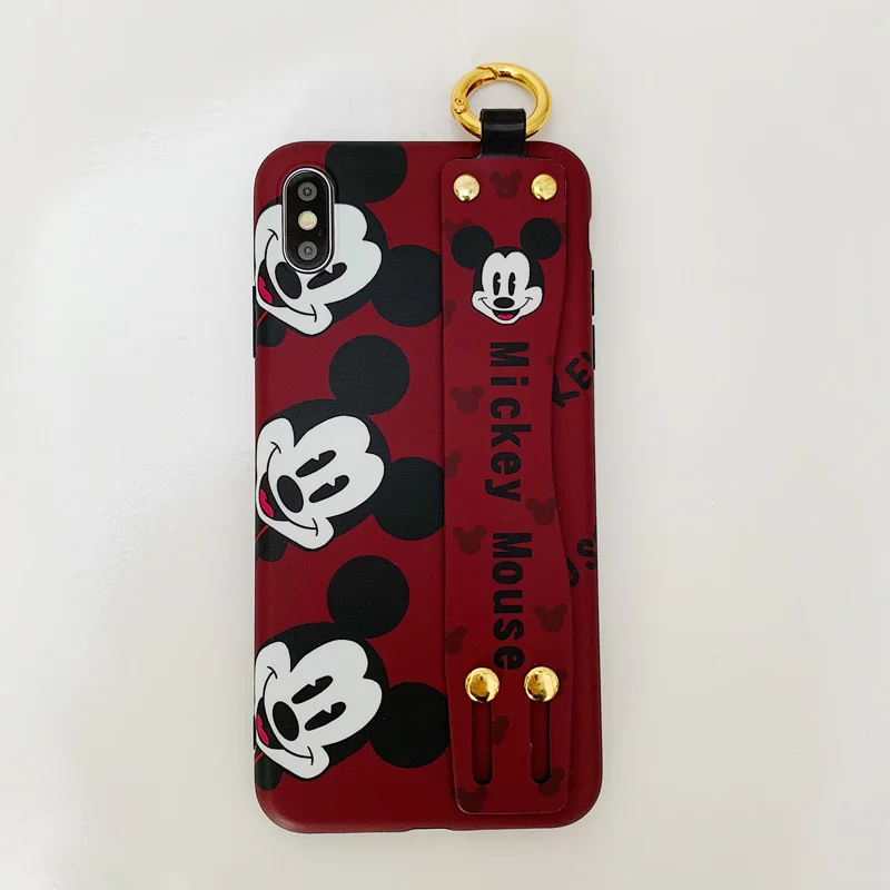 Для iphone XR XS max X милый ремешок на запястье мягкий чехол для телефона для iphone 8plus 7 7plus 6 6S 6p мультяшный чехол с ромашками