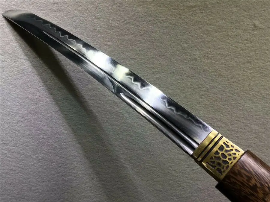 Уникальный японский короткий меч Wakizashi глина из закаленной стали T10|Мечи| |