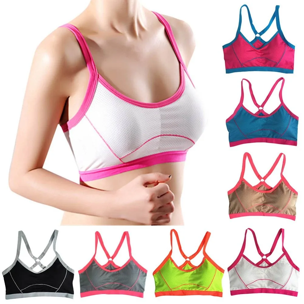 2017 новая женская блузка для занятий йогой пуш ап Для женщин спортивный