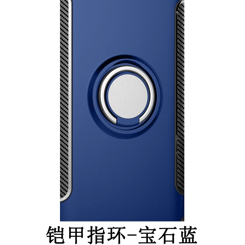 Чехол-подставка для samsung Galaxy J56 J5, кольцевой чехол для телефона J510 SM-J510F/DS SM-J510FN/DS, противоударный чехол на заднюю панель s SM J510F J510FN - Цвет: Blue